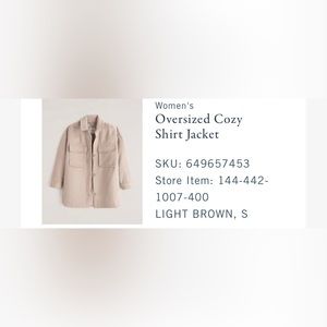 Oversize Shirt Jacket